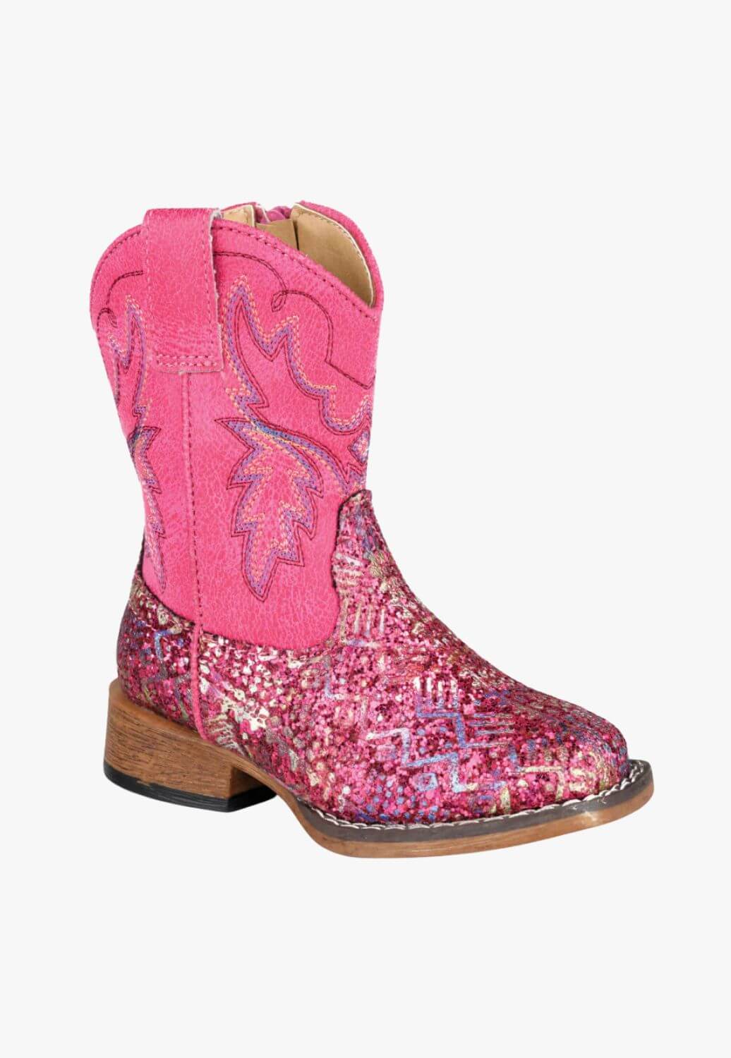 Roper Toddler Glitter Aztec Top Boot