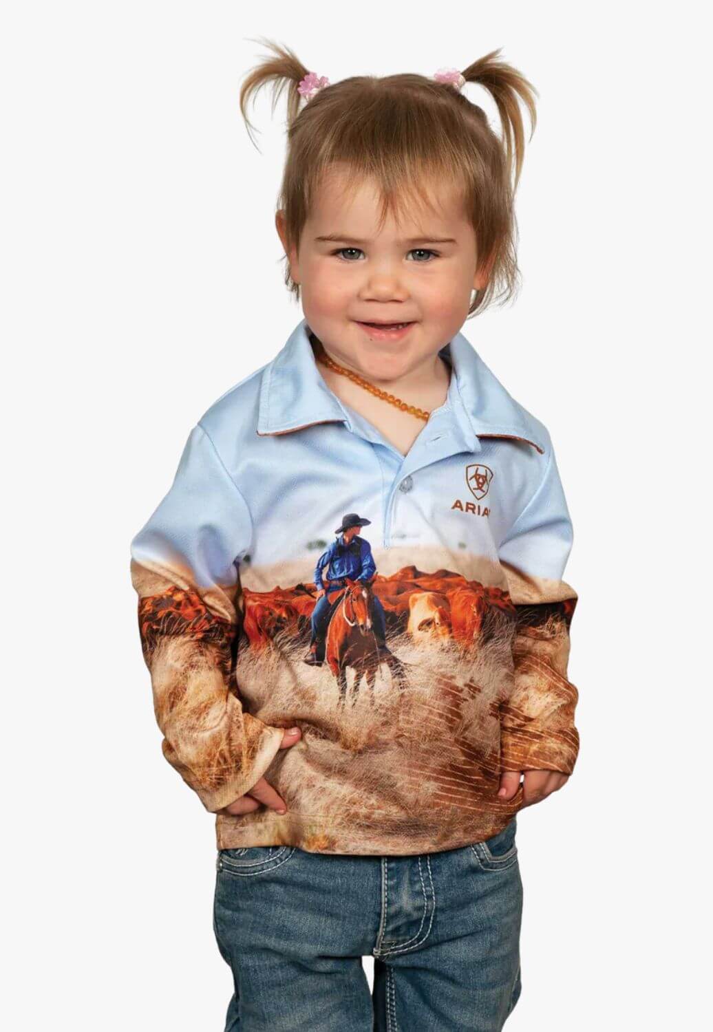Ariat Kids Cattleman Fishing Shirt