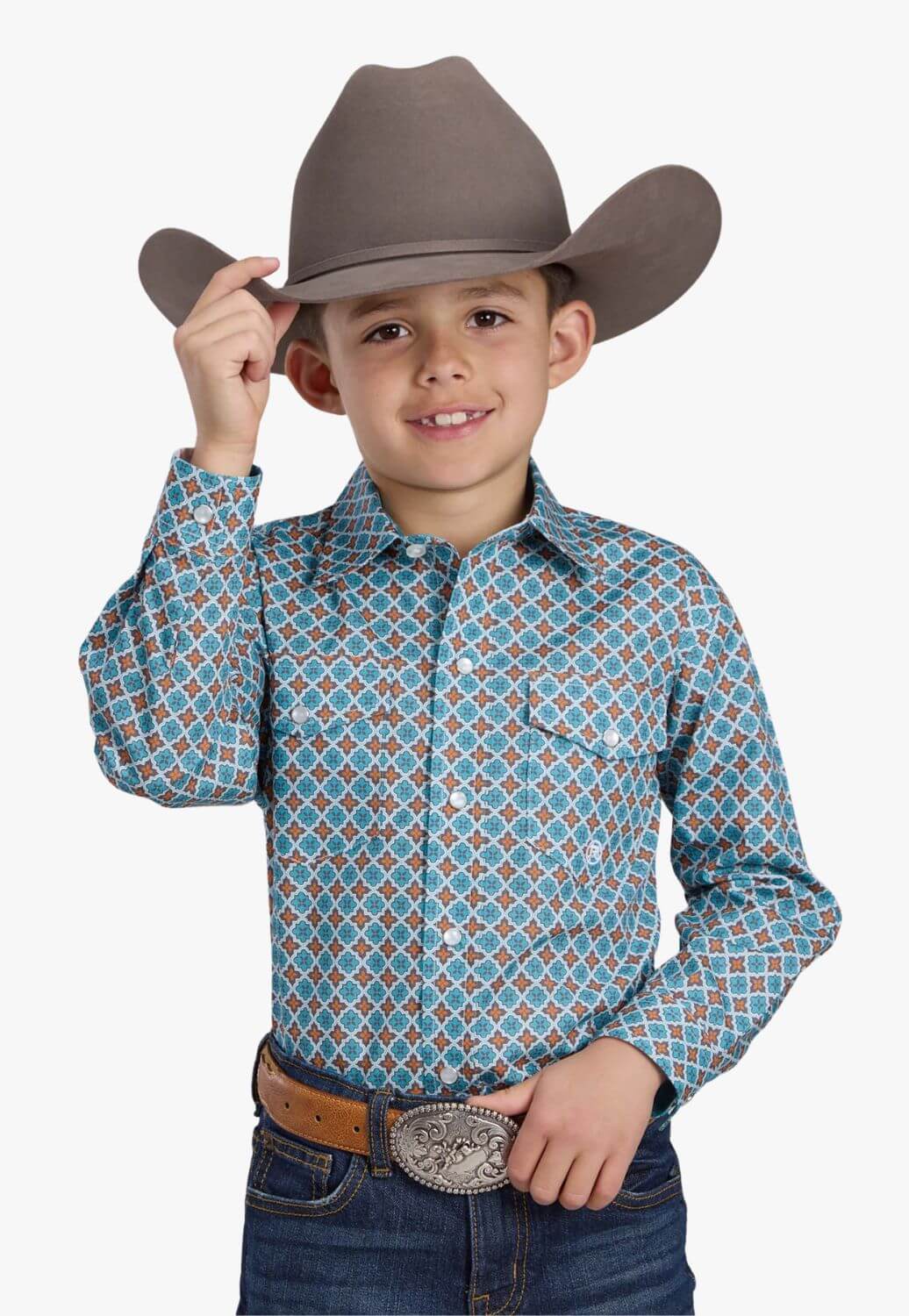 Roper Boys Amarillo Collection Long Sleeve Shirt