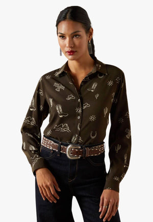 Ariat Womens Homestyle Long Sleeve Shirt