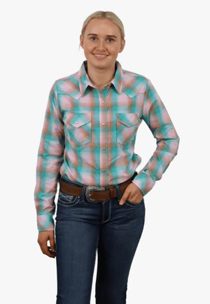 Wrangler Womens Western Long Sleeve Shirt