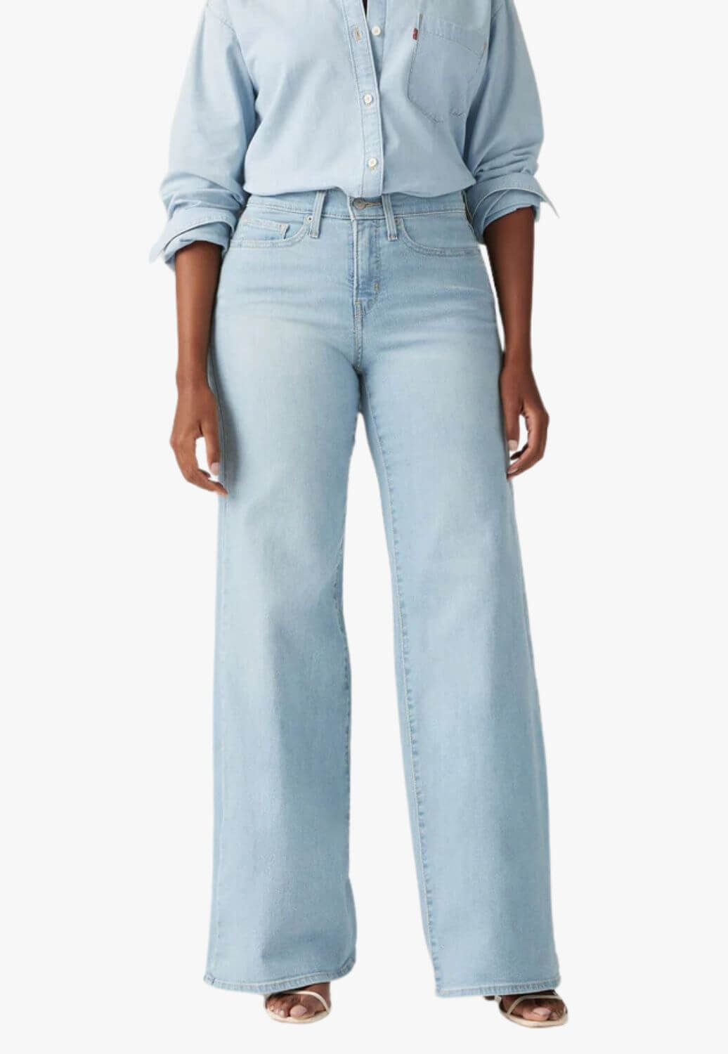 Levis Womens 318 Shaping Wide Leg Jean