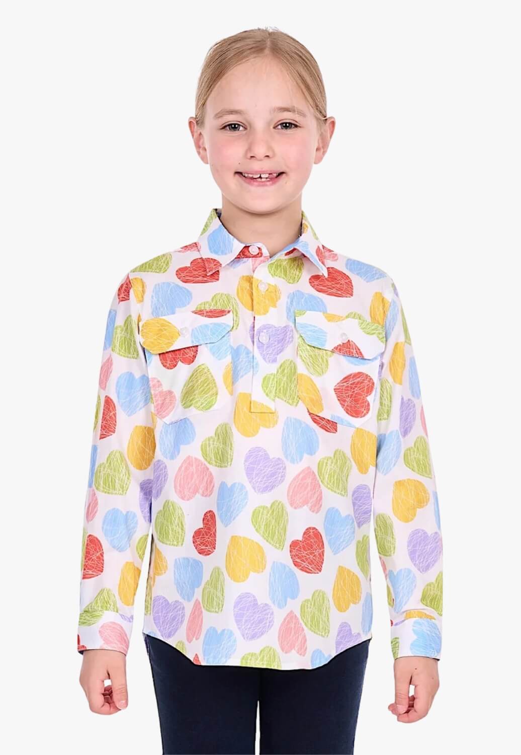 Hard Slog Girls Polly Long Sleeve Shirt