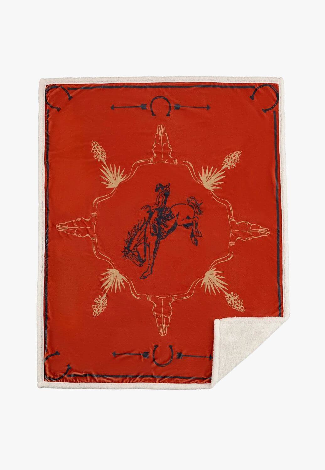 Marfa Campfire Sherpa Throw