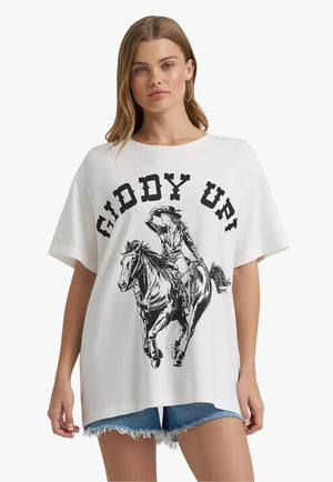Lainey Wilson X Wrangler Womens Giddy Up T-Shirt