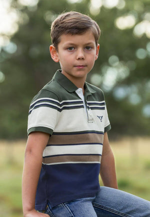 Pure Western Boys Jay Short Sleeve Polo