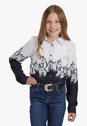 Roper Girls Five Star Collection Long Sleeve Shirt