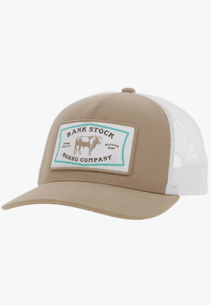 Hooey Mens Rank Stock 5-Panel Trucker Cap