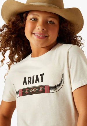 Ariat Girls Bull Horn T-Shirt