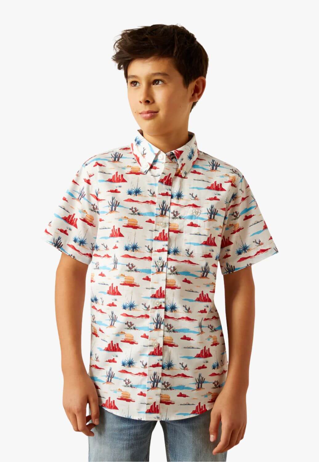 Ariat Boys Scout Short Sleeve Shirt