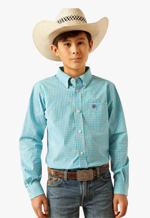 Ariat Boys Pro Series Milmer Long Sleeve Shirt
