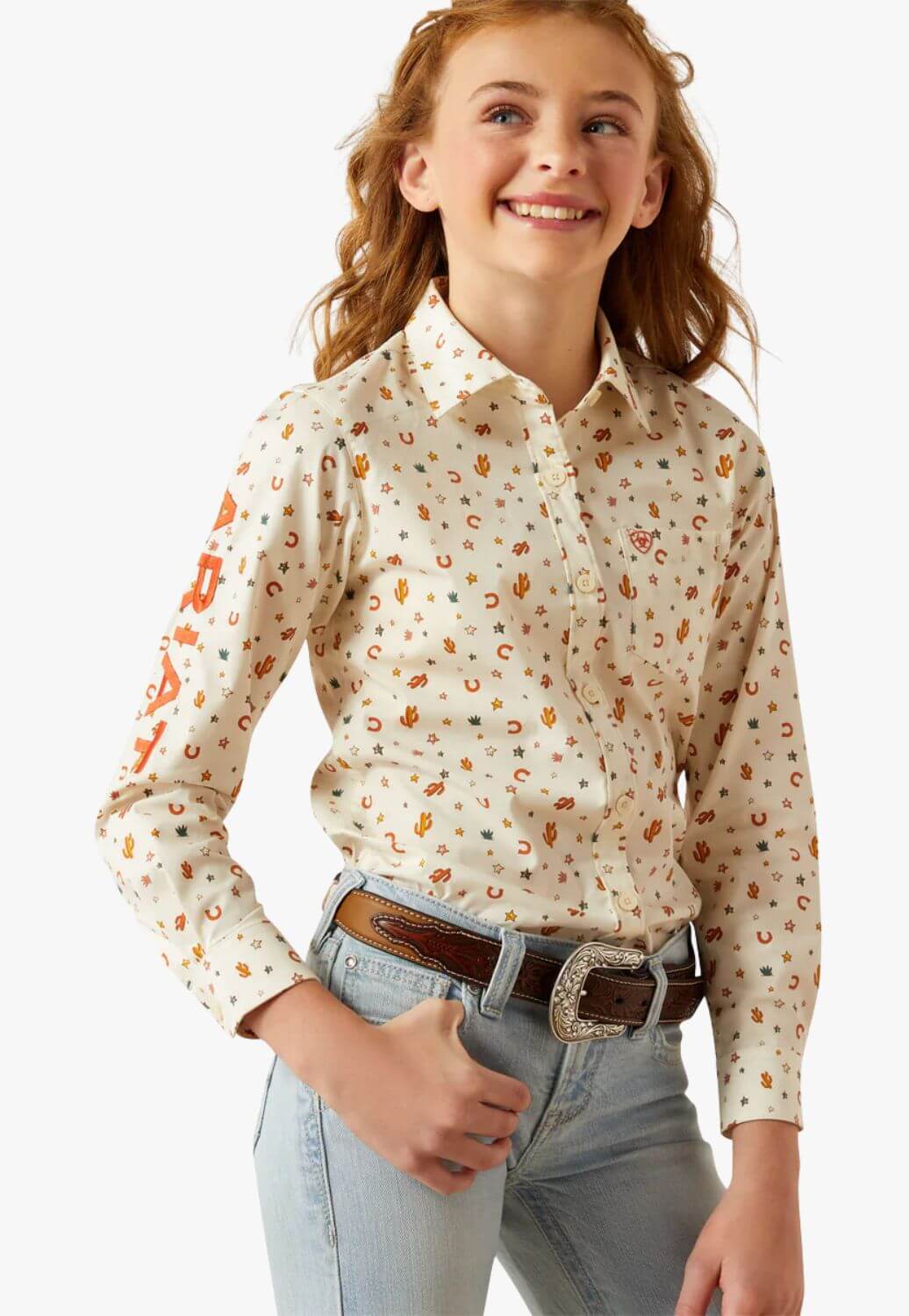 Ariat Girls Team Kirby Long Sleeve Shirt