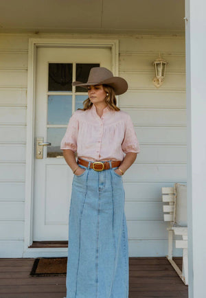 Black Colt Clothing Ava Linen Shirt