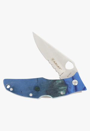 Ariat Folding Hybrid Blade Knife 3.5IN Blade