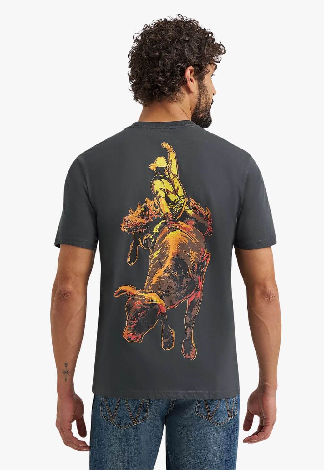 Wrangler Mens Bucking Bronco T-Shirt