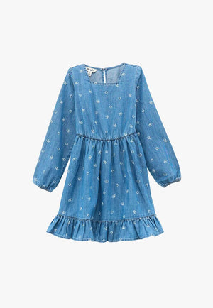 Wrangler Girls Western Long Sleeve Dress