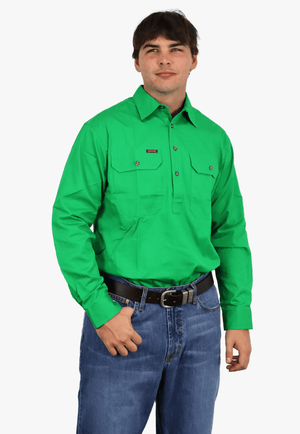 Mustang Mens Closed Front Work Shirt