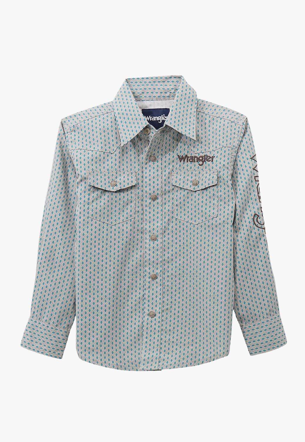 Wrangler Boys Logo Long Sleeve Shirt