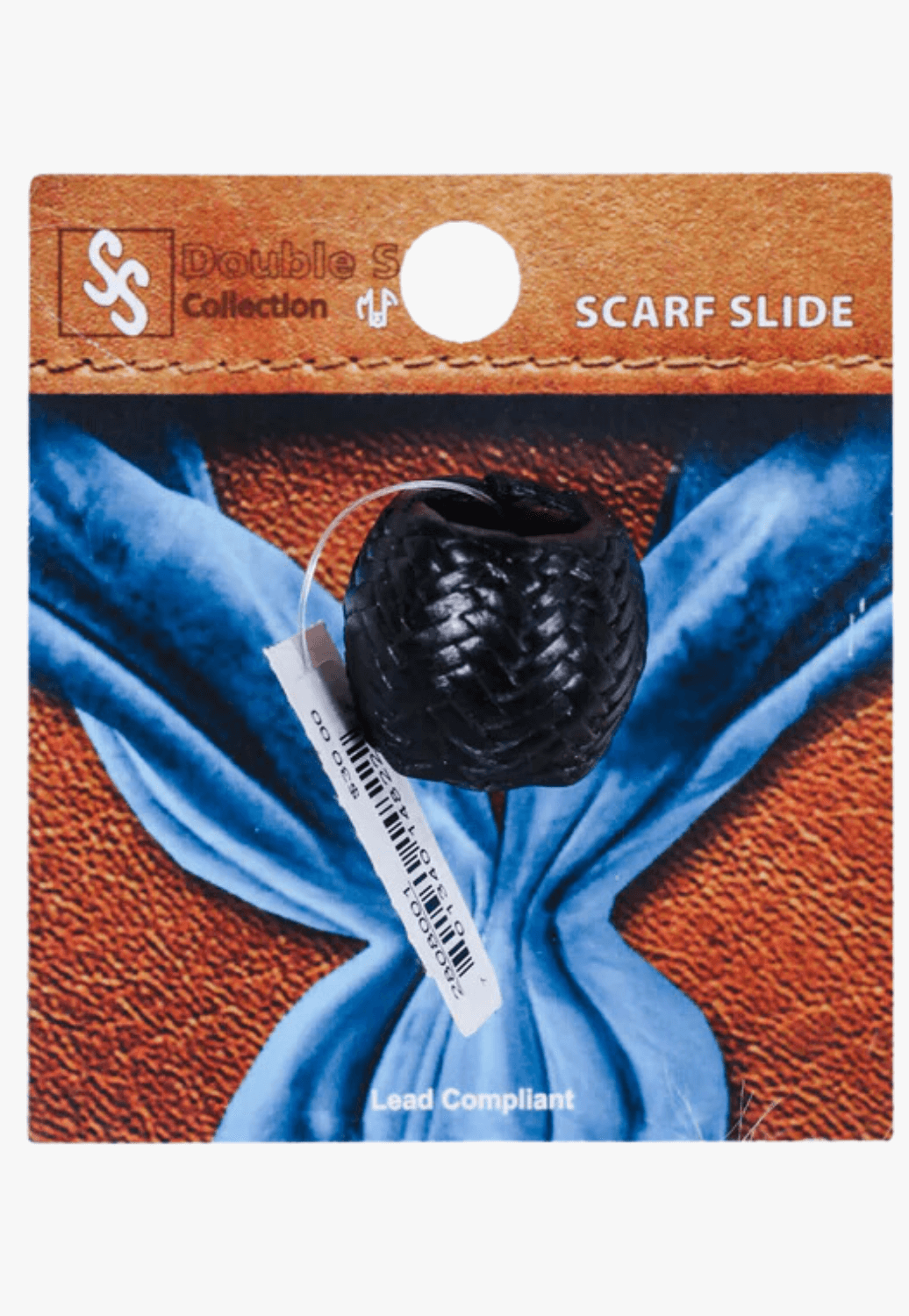 M and F Western Womens Rawhide Scarf Slide