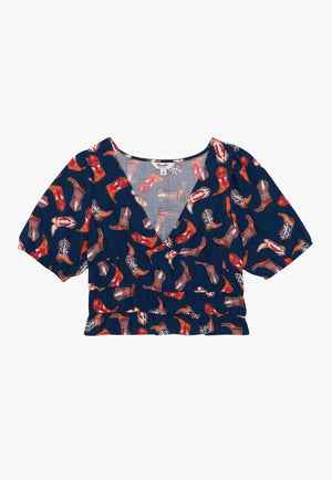 Wrangler Womens Americana Short Sleeve Shirt