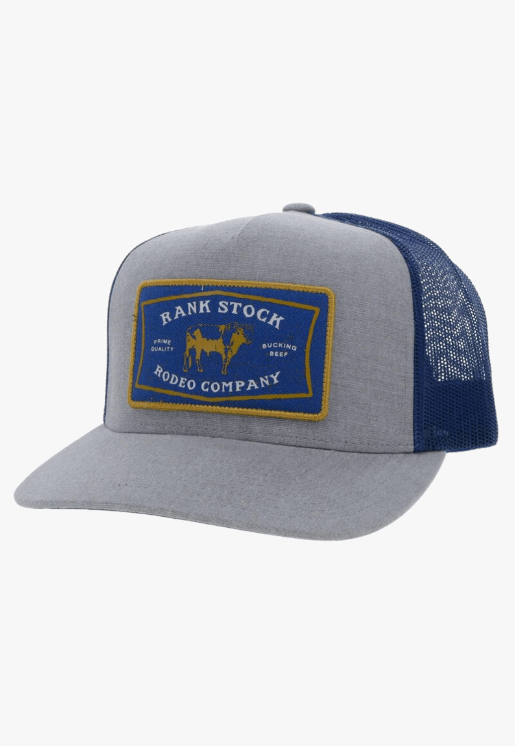 Hooey Mens Rank Stock 5-Panel Trucker Cap