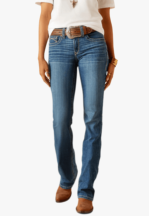 Ariat Womens Alina Arrow Fit Perfect Rise Boot Cut Jean - Vermont