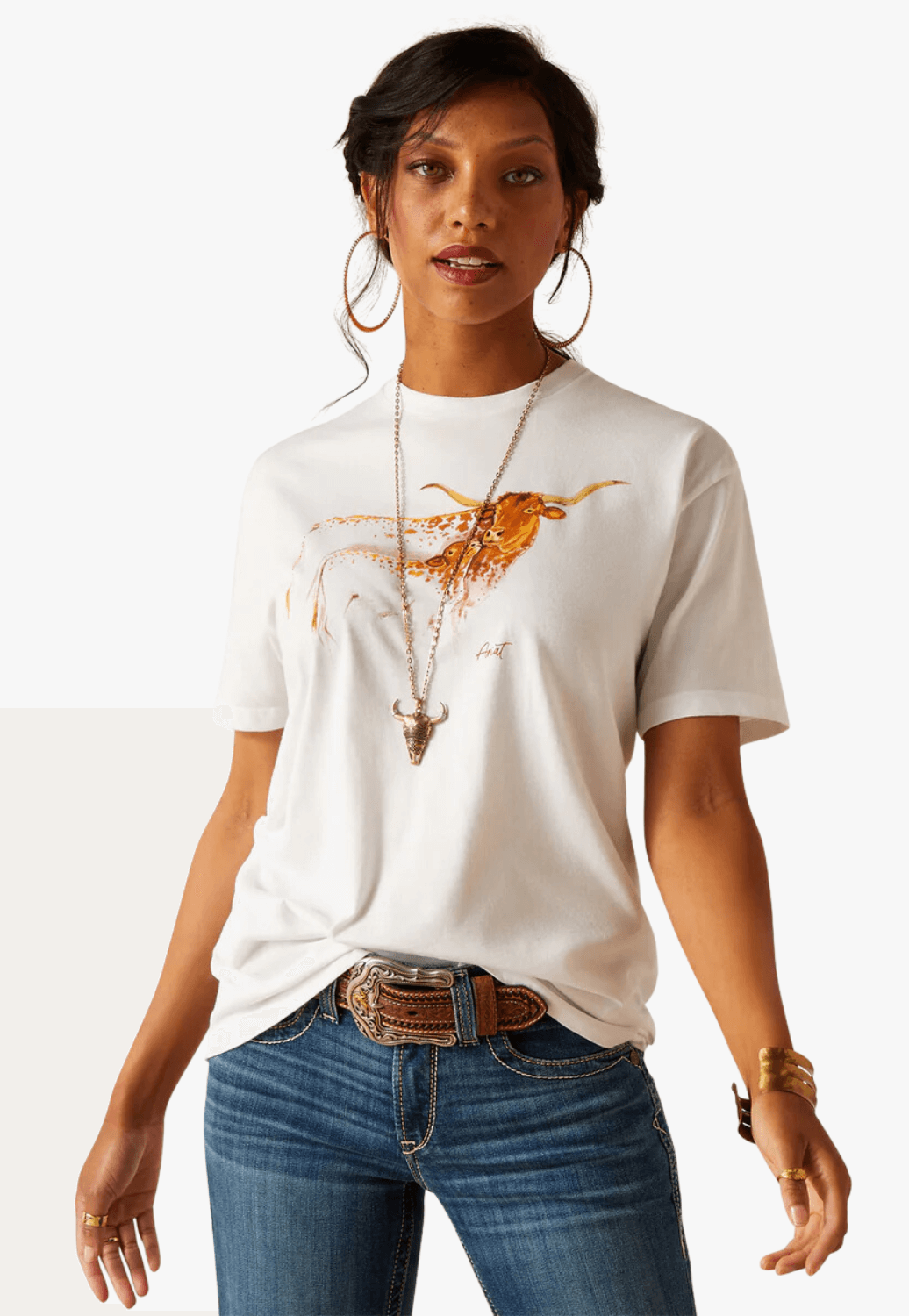 Ariat Womens Maternal Cow T-Shirt