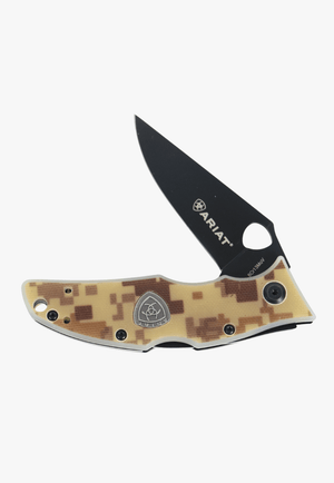 Ariat Folding Plain Blade Knife 3IN Blade