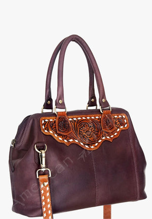 American Darling Hand Tooled Tote Bag