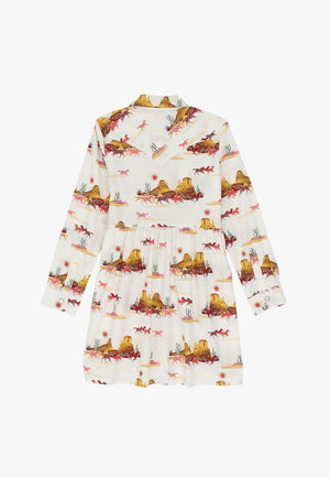 Wrangler Girls Western Long Sleeve Dress