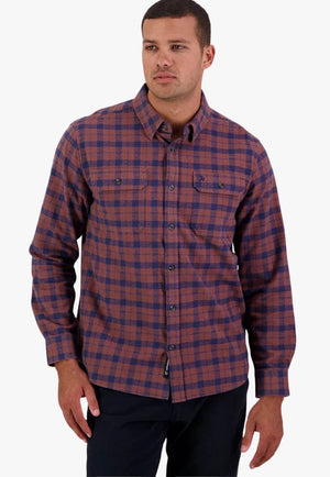 Swanndri Mens Queensbury Long Sleeve Shirt