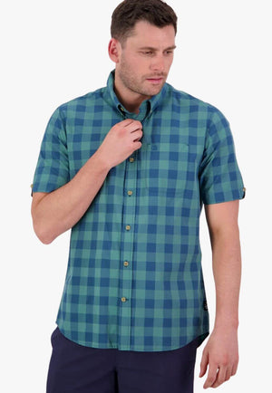 Swanndri Mens Rings Beach Short Sleeve Shirt