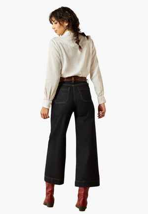 Ariat Womens Ultra High Rise Countryside Wide Leg Jean