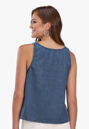 Roper Womens Five Star Collection Buckle Tank Top