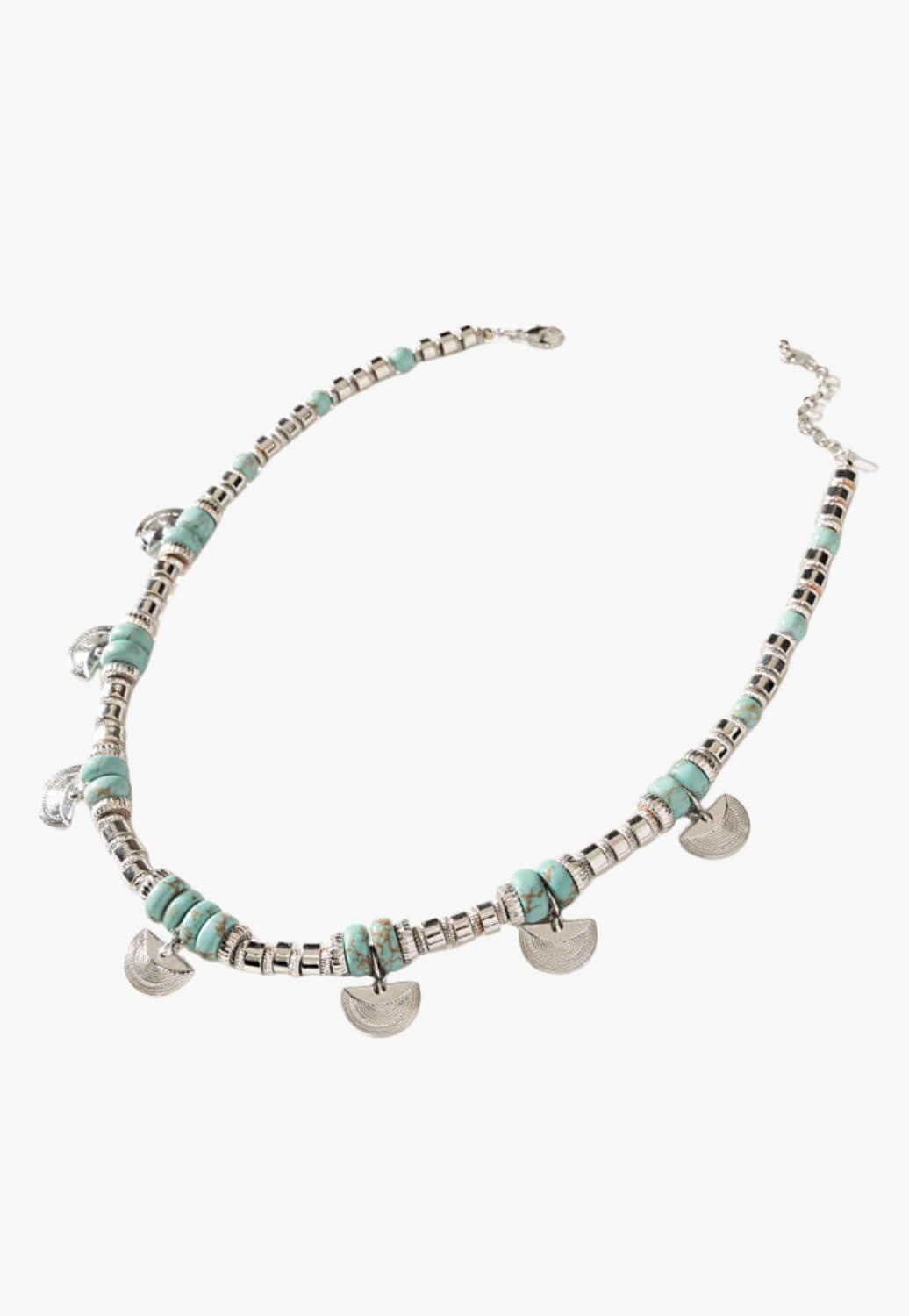 Myra Santa Fe Moon Medallion Necklace