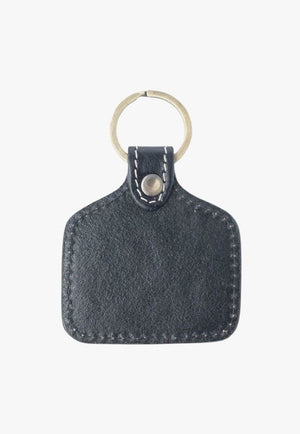 Myra Desert Daisy Handtooled Leather Key Fob