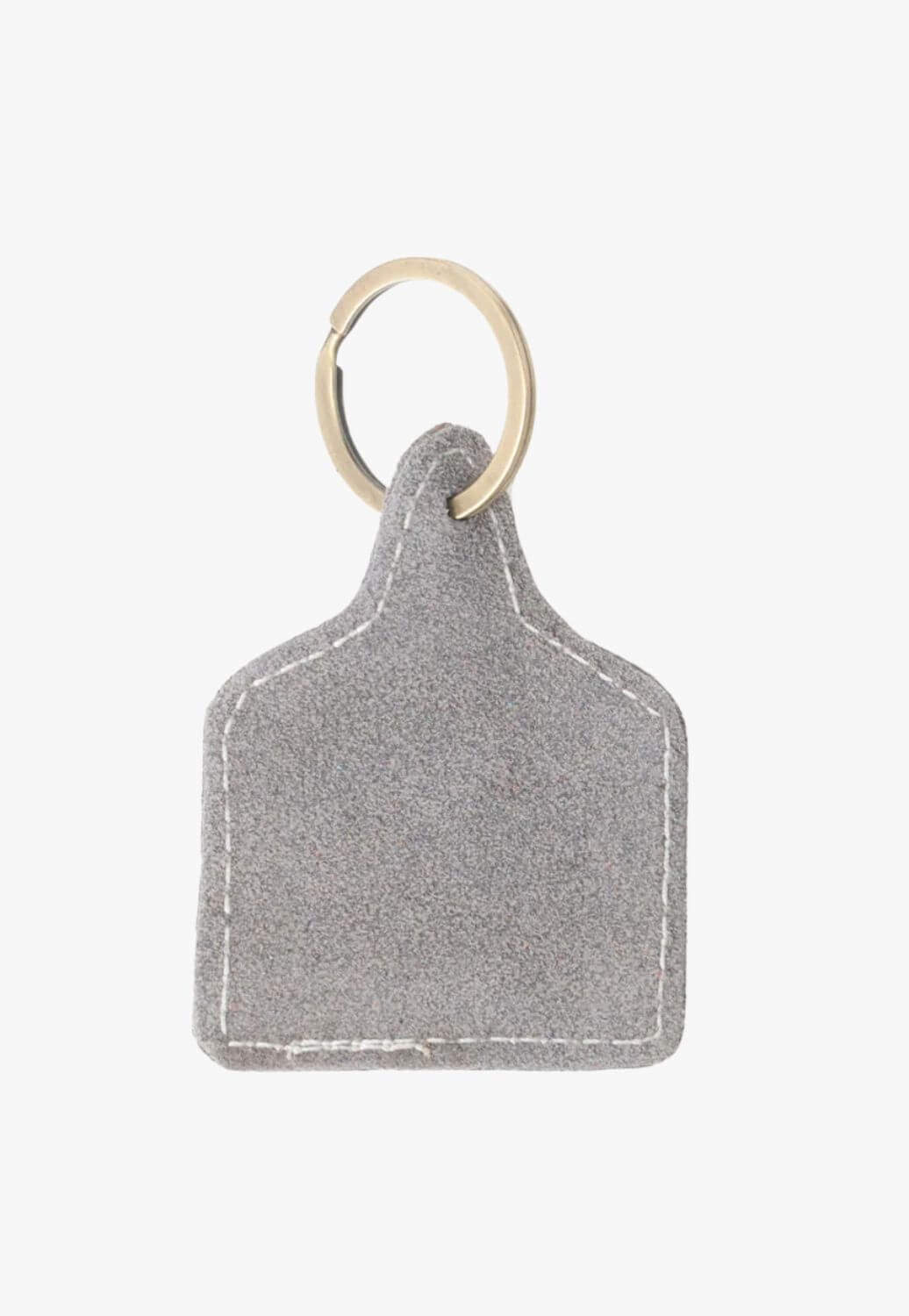Myra Saddle Mark Embroidered Leather Key Fob