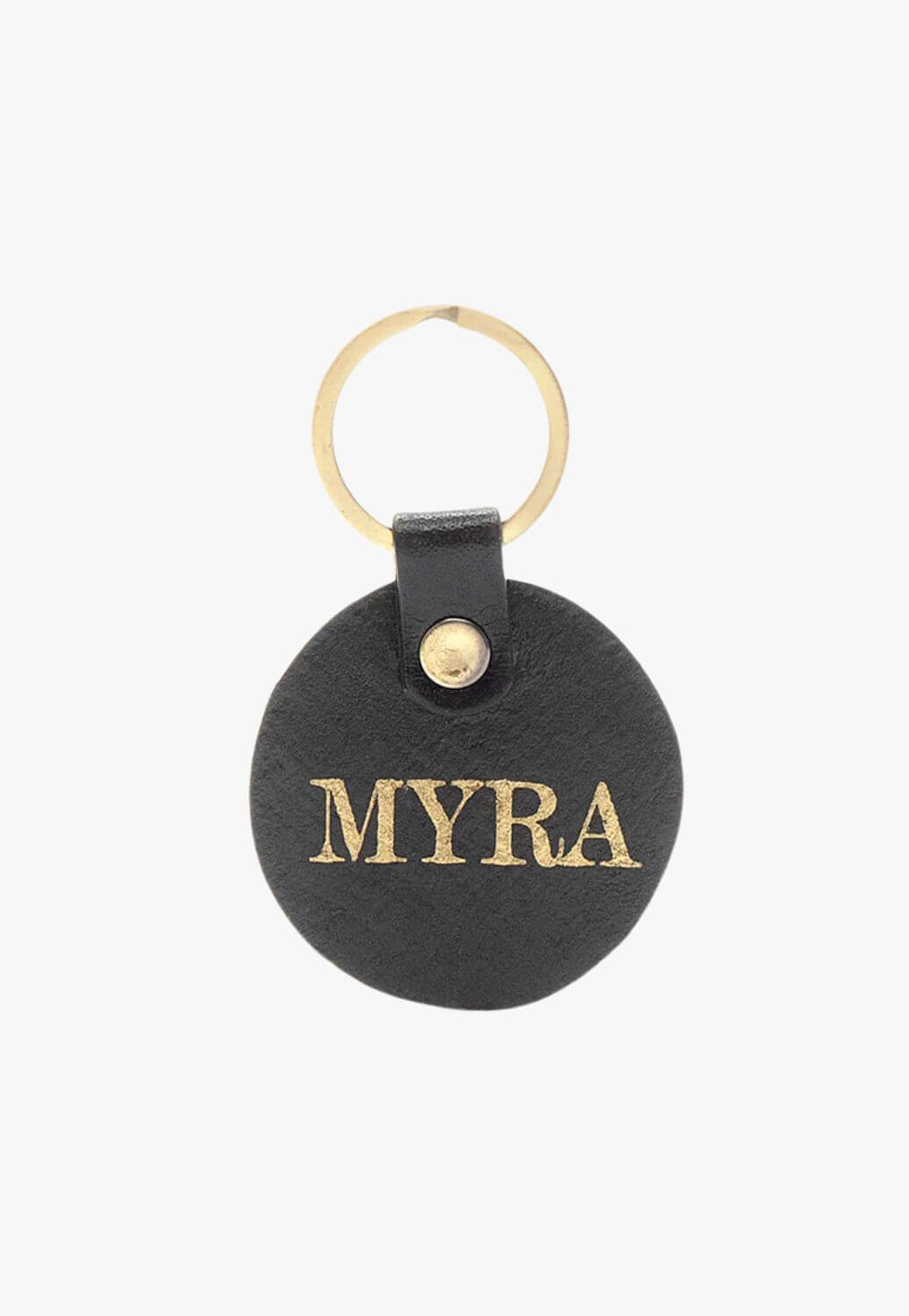 Myra Lone Rider Hand-Tooled Leather Key Fob