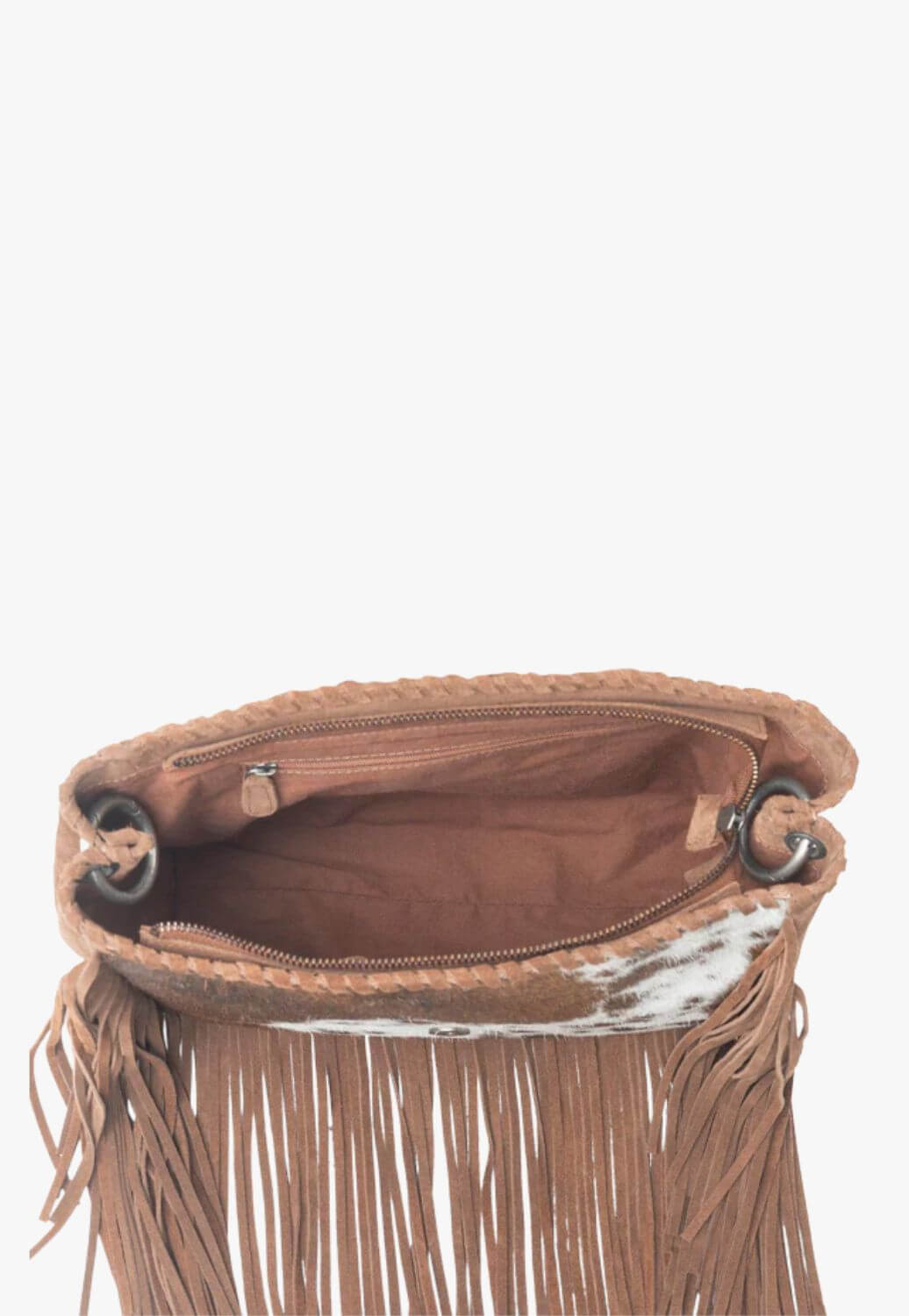 Myra Wildhide Fringe Leather Bag