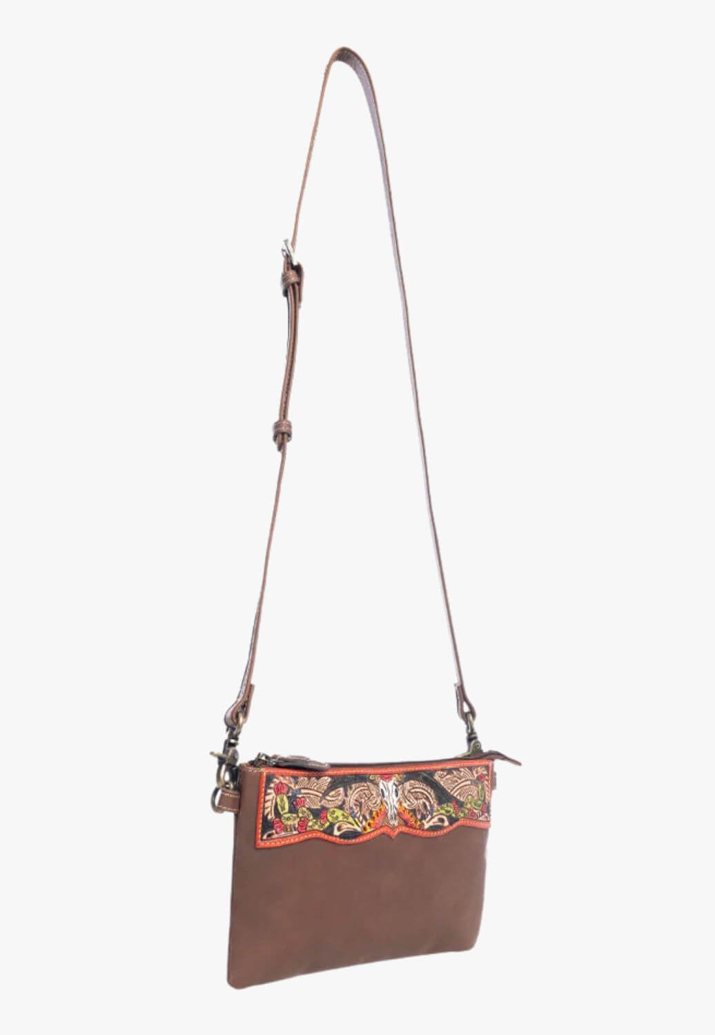 Myra Dreamy Meadow Hand-Tooled Bag
