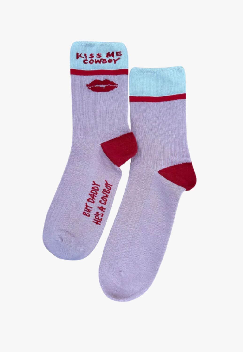 Whitney Spicer Kiss Me Cowboy Socks