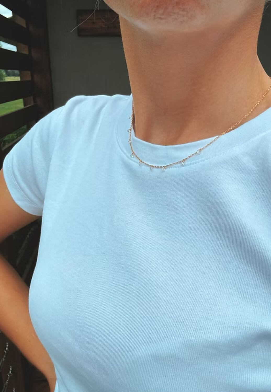 Treasure Chest Co Dainty Dangle Necklace