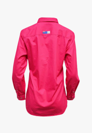 Ritemate Womens Closed Front Aus Cotton Shirt