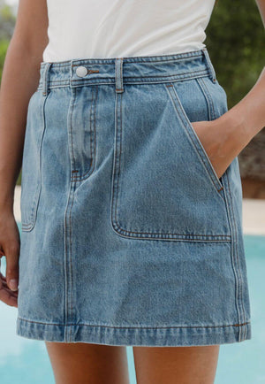 Ivy & Jack Orchard Denim Mini Skirt