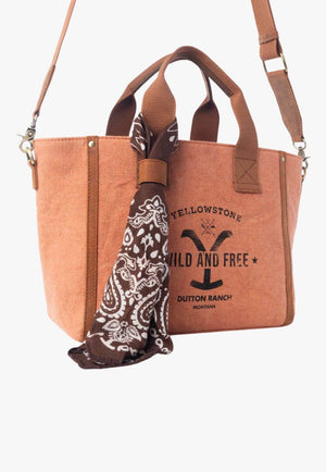 Myra Yellowstone Echo Valley Crossbody Bag with Scarf