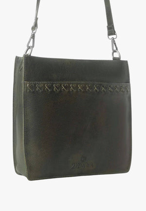 Myra Zidana Mirelle Woven Veg Tanned Leather Sling Bag
