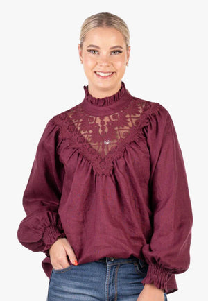 Hitchley & Harrow Womens Linen Shirt