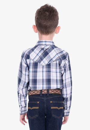 Pure Western Boys Billy Long Sleeve Shirt