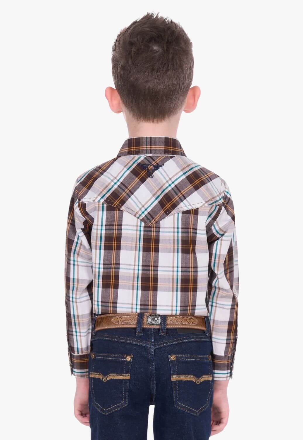 Pure Western Boys Roger Long Sleeve Shirt