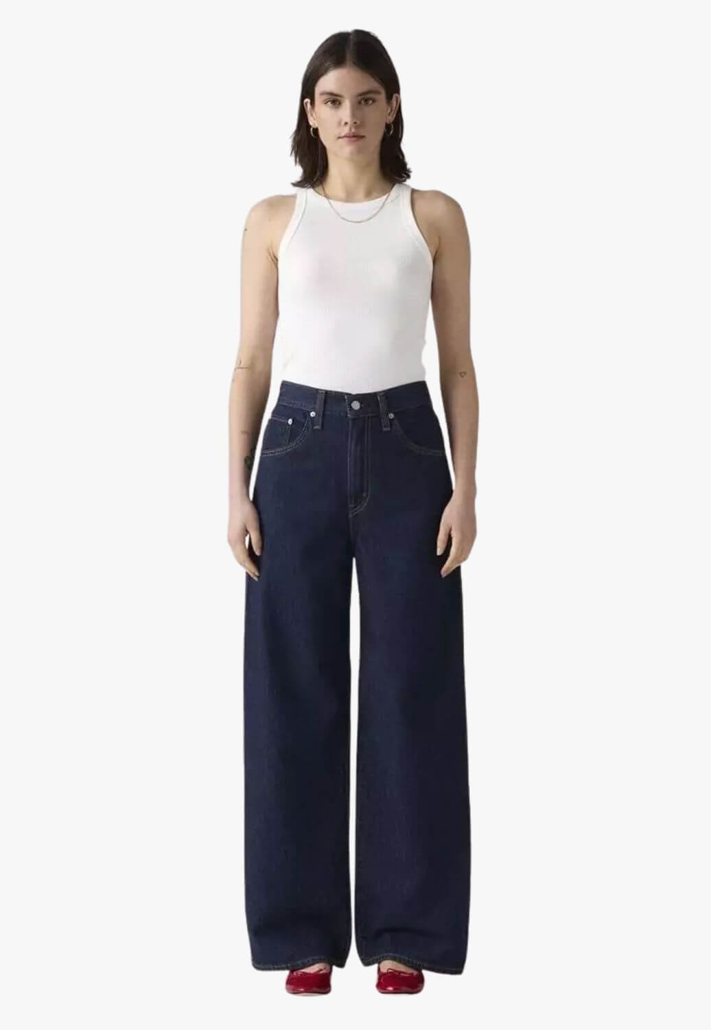 Levis Womens Cinch Baggy Jeans